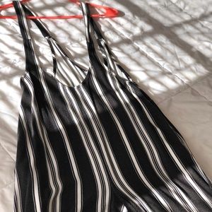 Striped jumper with pockets